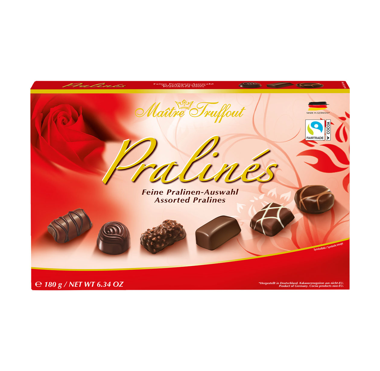 Pralinky mix červené