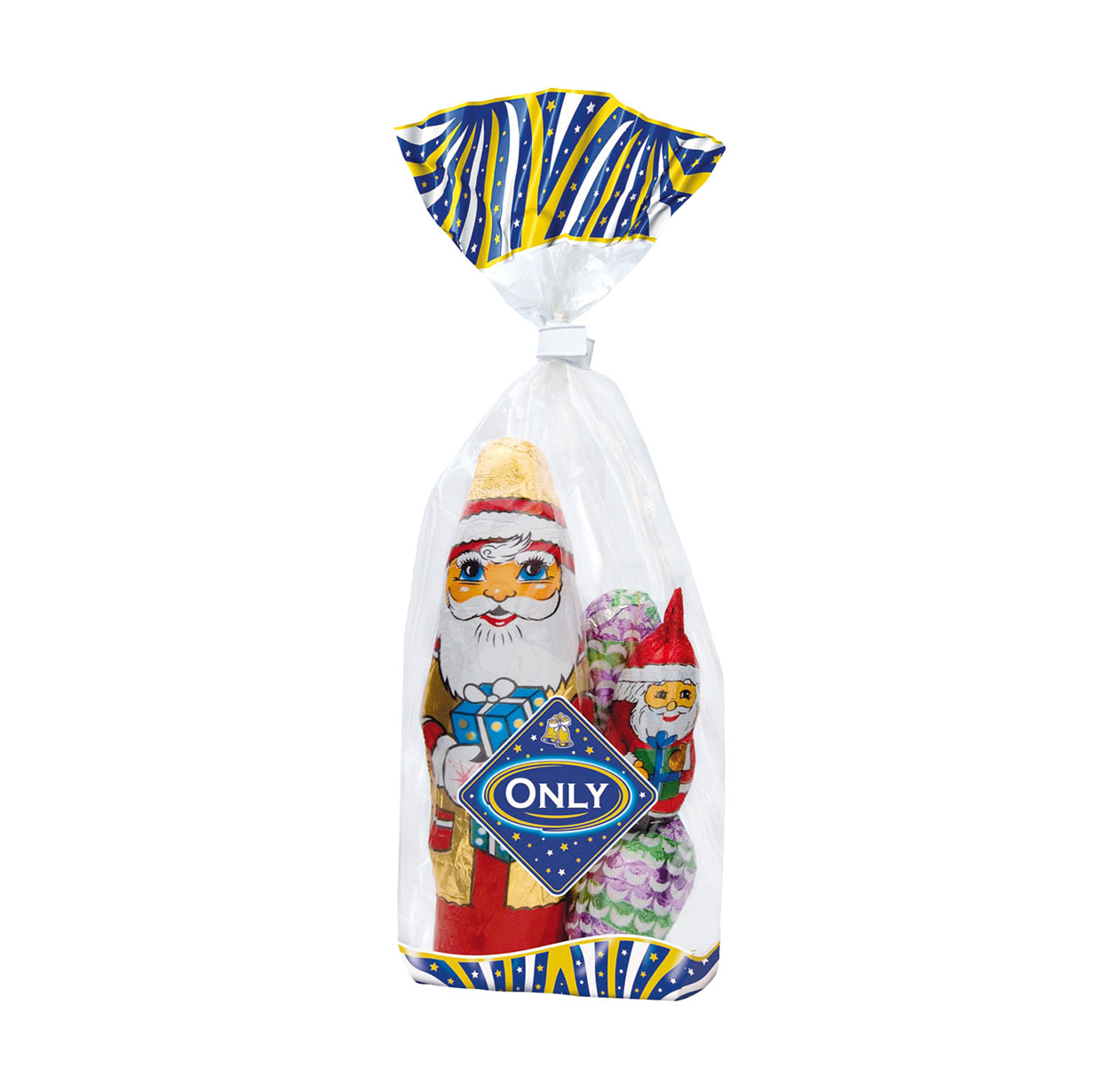 Figurky z mléčné čokolády Santa Claus mix