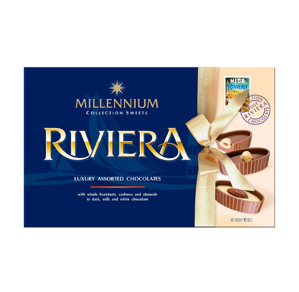 RIVIERA - pralinky z mléčné čok. s různými náplněmi